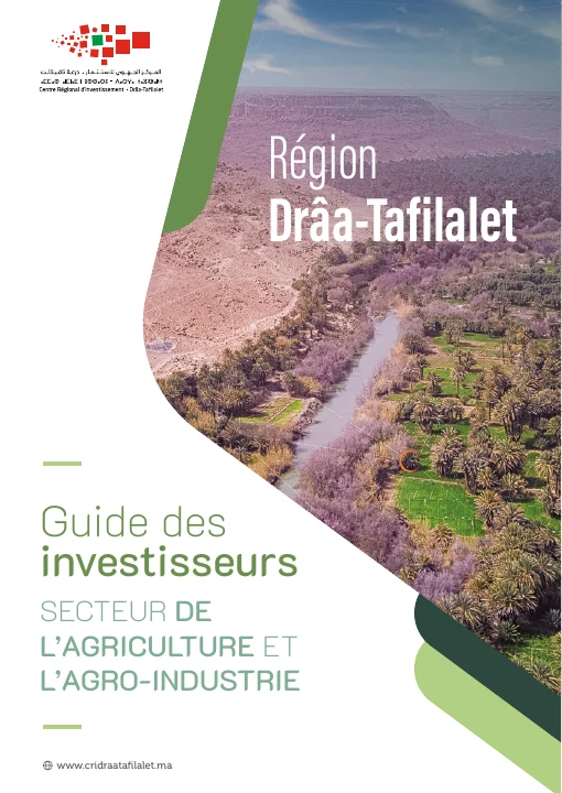 Première page de Drâa-Tafilalet — Guide d’investissement : Agriculture et agro-industrie
