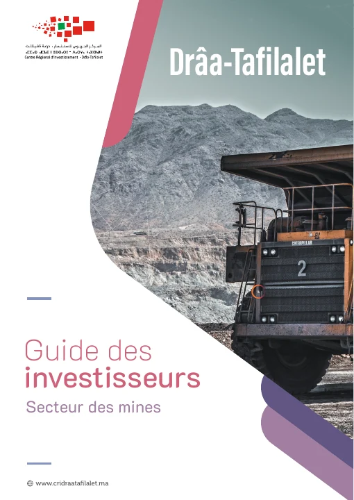 Première page de Drâa-Tafilalet — Guide d’investissement : Mines