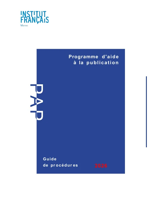 Première page de Institut français du Maroc — Guide PAP 2026