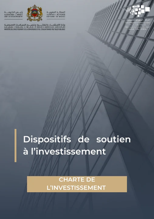Première page de Rabat-Salé-Kénitra — Livret des dispositifs de la Charte de l’investissement